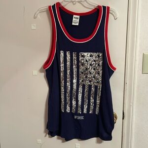 PINK Victoria’s Secret Americana  tank top -large
